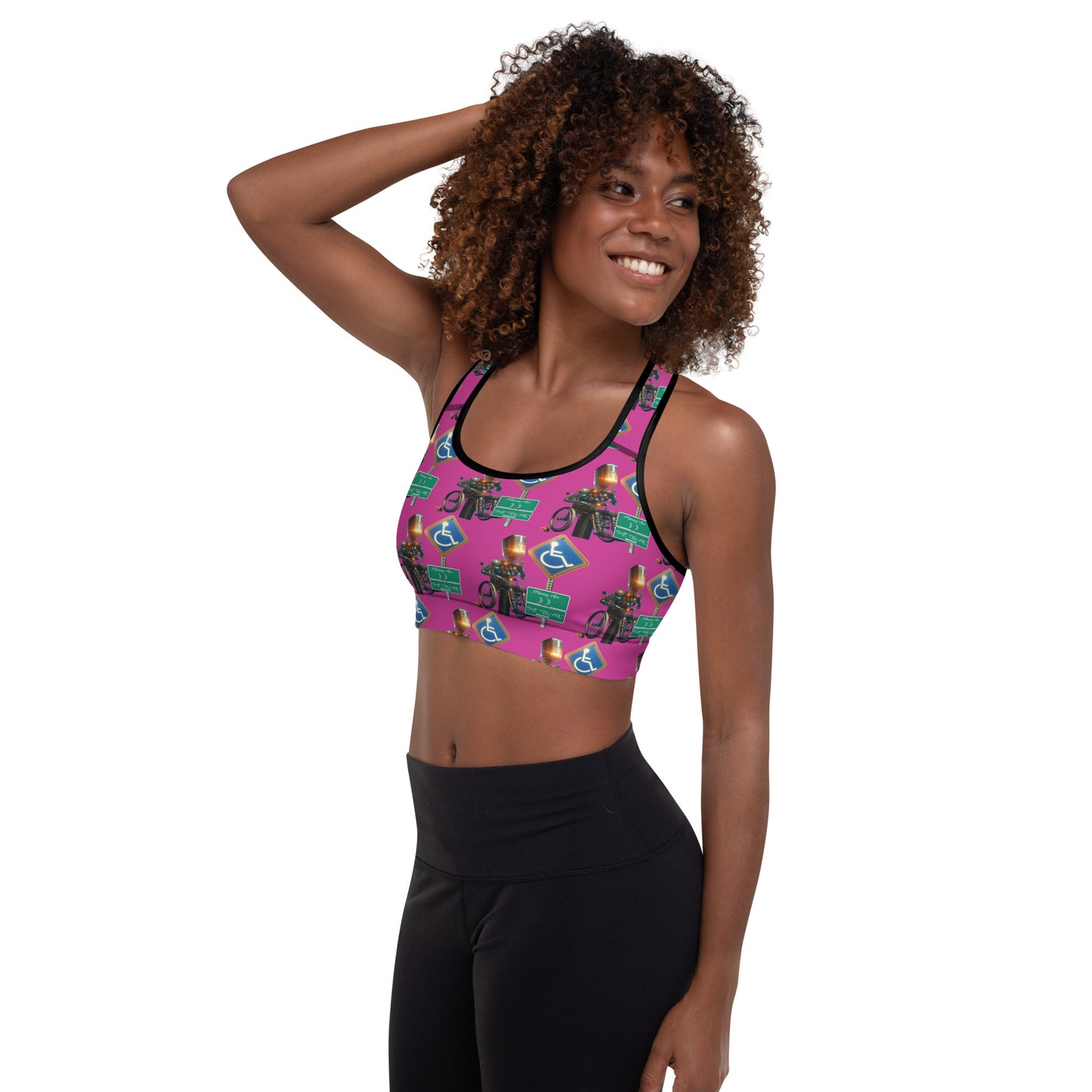 THE TRU MC BRAND Padded Sports Bra