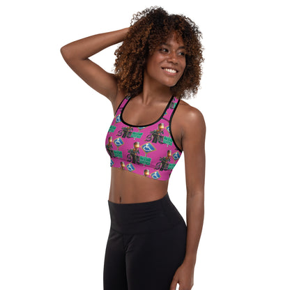 THE TRU MC BRAND Padded Sports Bra