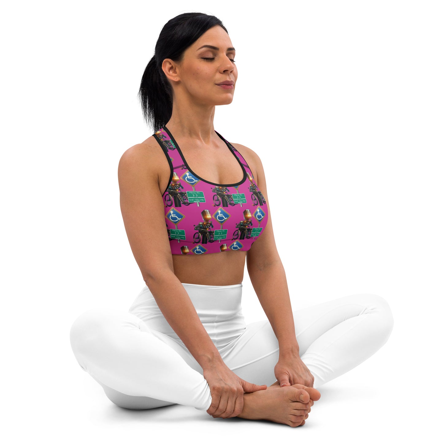 THE TRU MC BRAND Padded Sports Bra