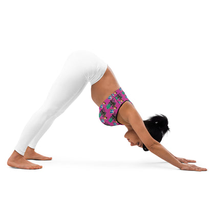 THE TRU MC BRAND Padded Sports Bra
