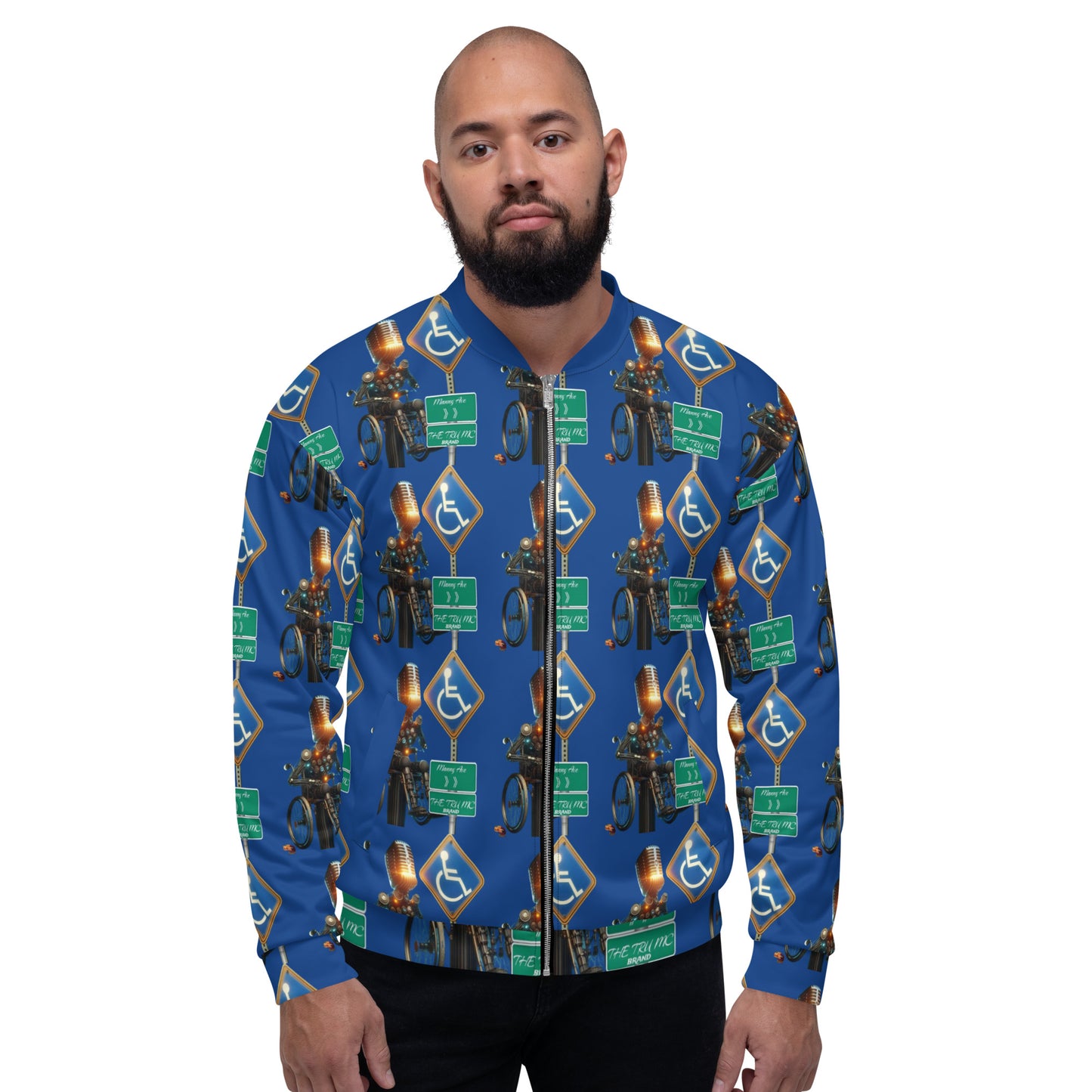THE TRU MC BRAND Unisex Bomber Jacket