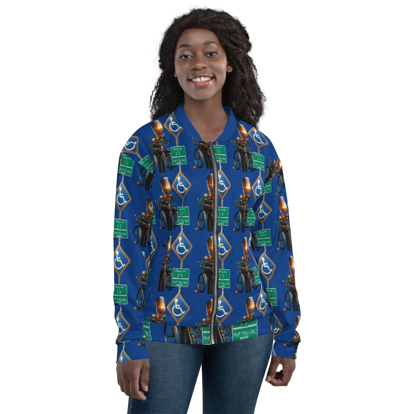 THE TRU MC BRAND Unisex Bomber Jacket
