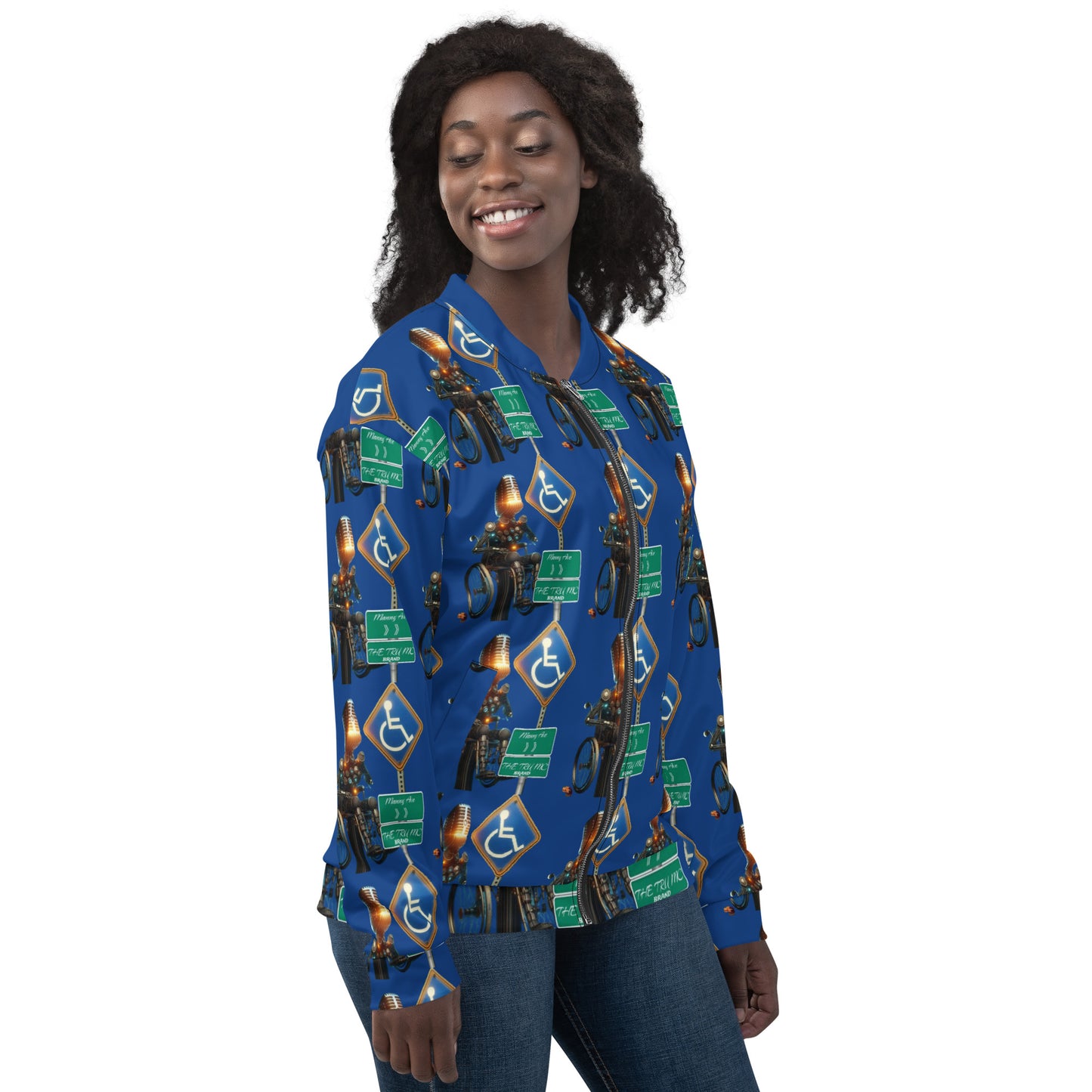 THE TRU MC BRAND Unisex Bomber Jacket