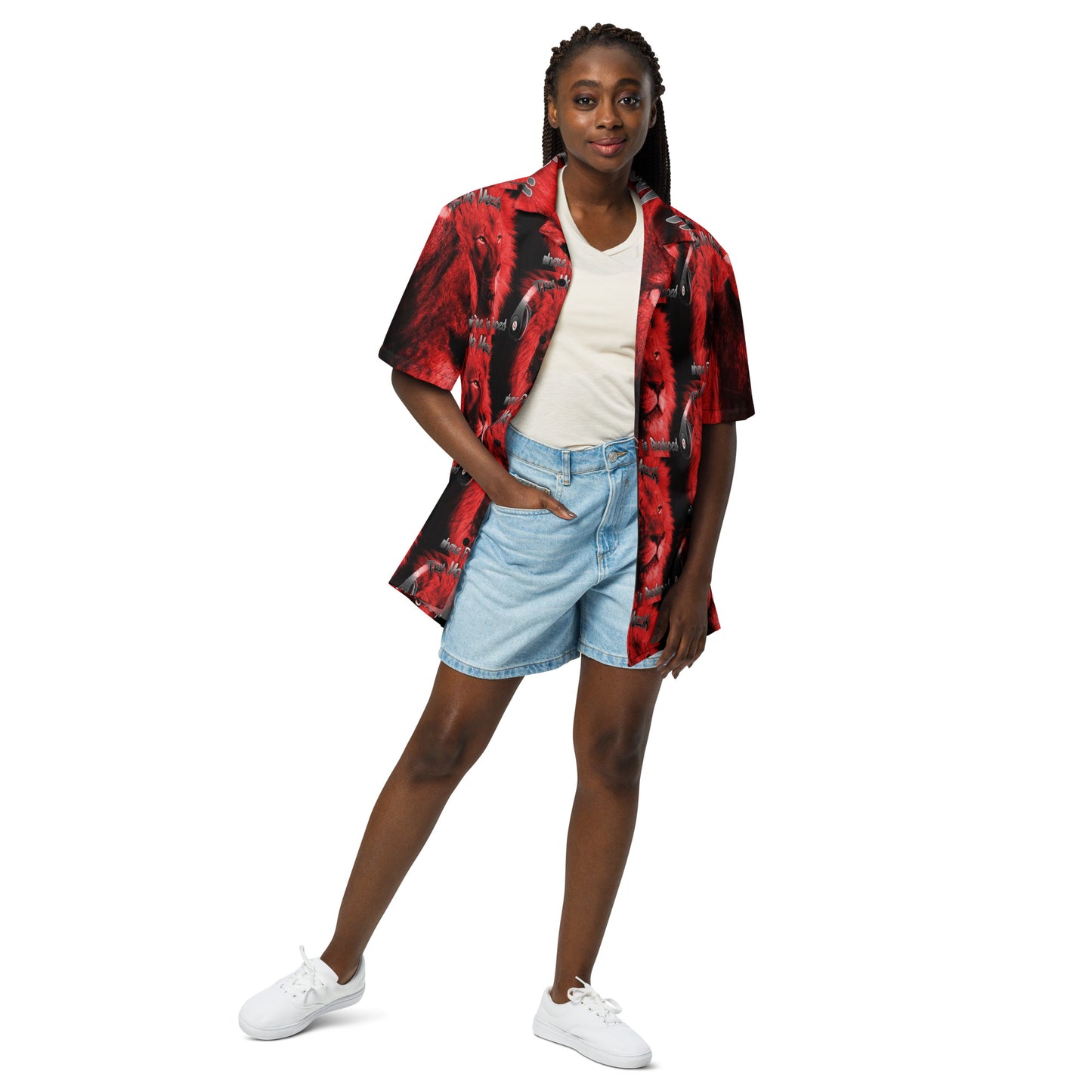 TRU MC MUZIK Unisex button shirt