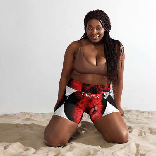 TRU MC MUZIKYoga Shorts