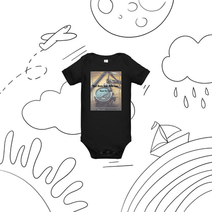 Don't waste time make time Baby short sleeve one piece