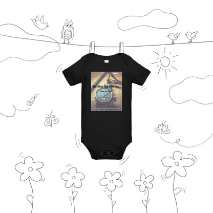 Don't waste time make time Baby short sleeve one piece