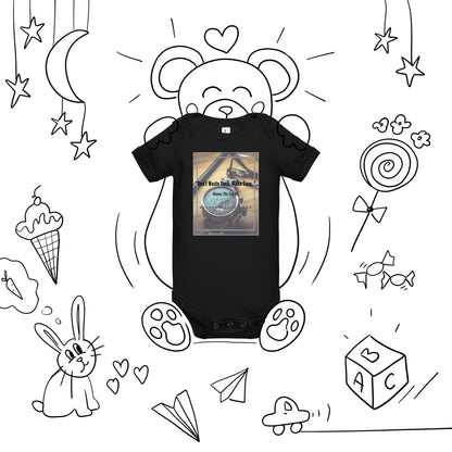 Don't waste time make time Baby short sleeve one piece