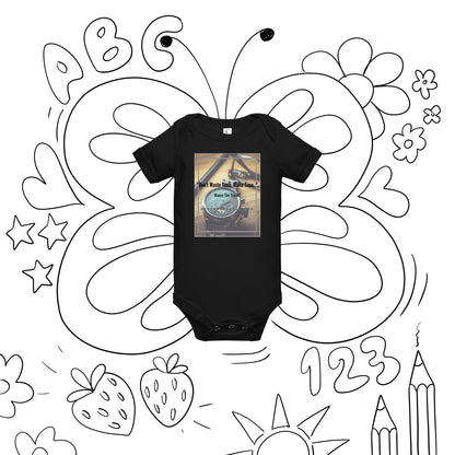 Don't waste time make time Baby short sleeve one piece