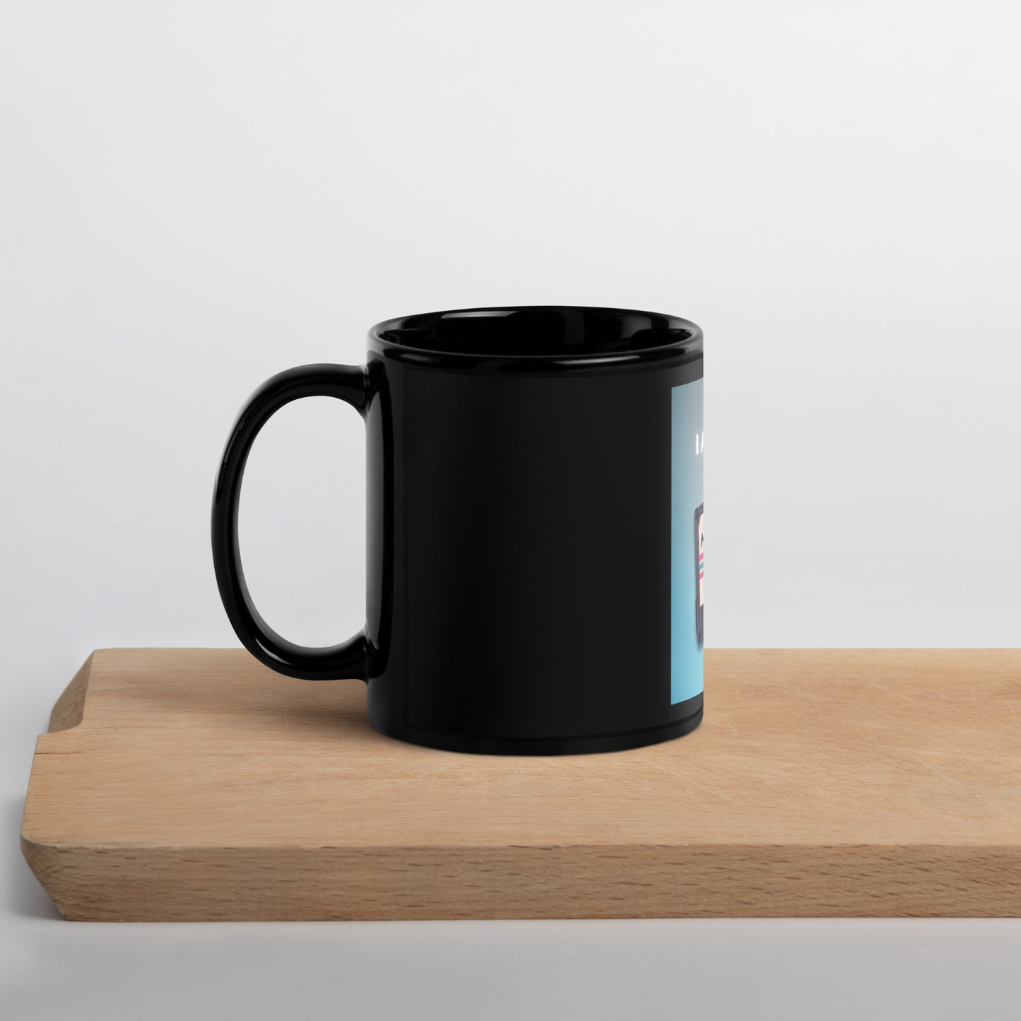 I Ain’t Scared Black Glossy Mug