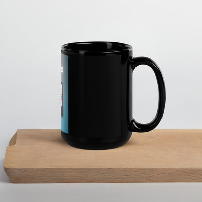 I Ain’t Scared Black Glossy Mug