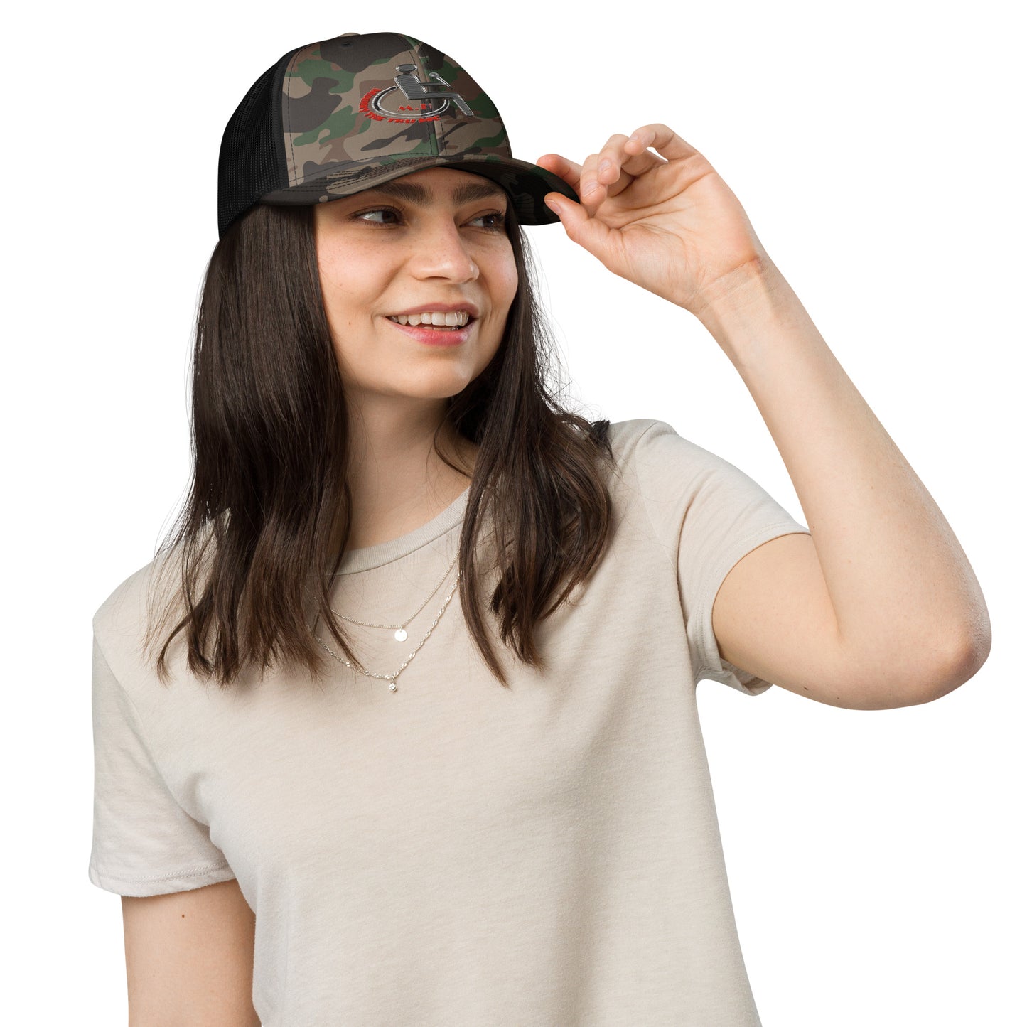 MANNY THE TRU MC Camouflage trucker hat