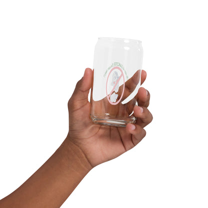 I'm not a gangster Can-shaped glass