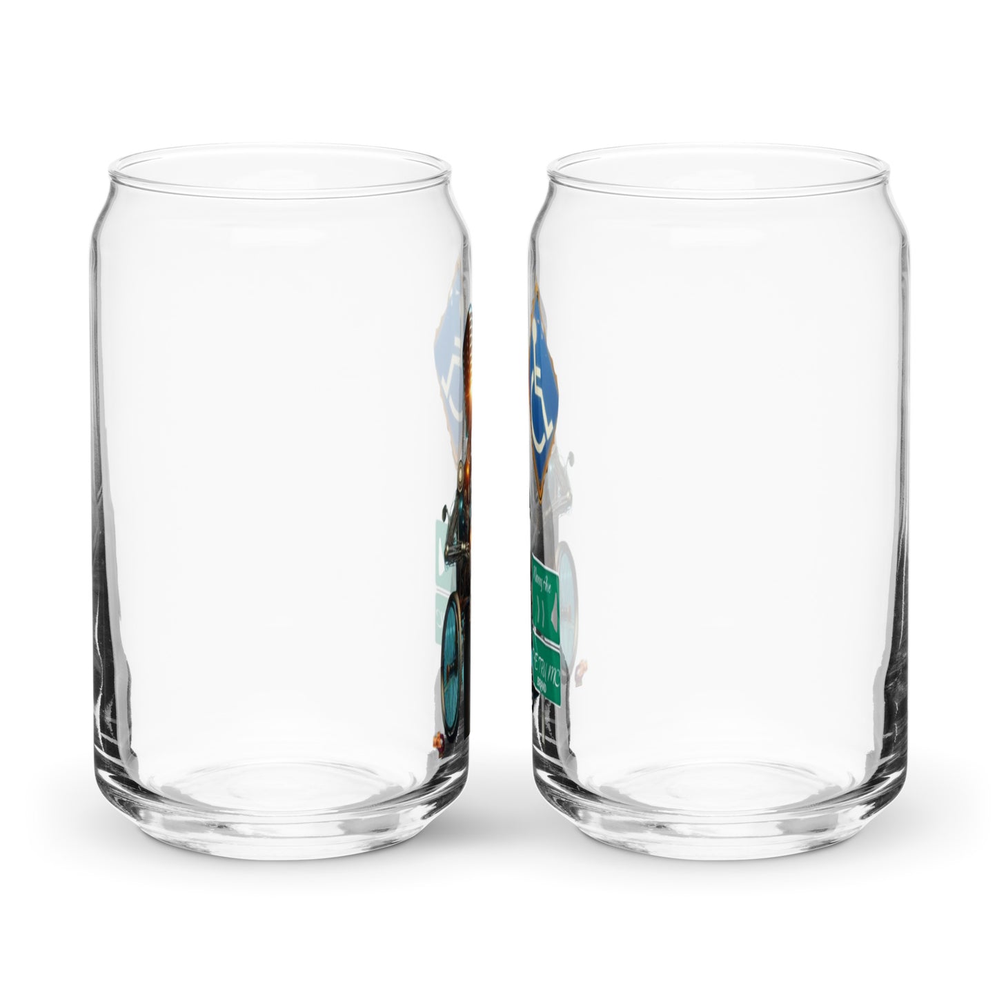 THE TRU MC BRAND Can-shaped glass