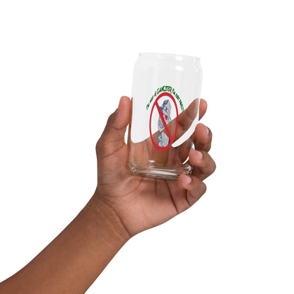 I'm not a gangster Can-shaped glass