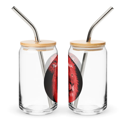 TRU MC MUZIK Can-shaped glass