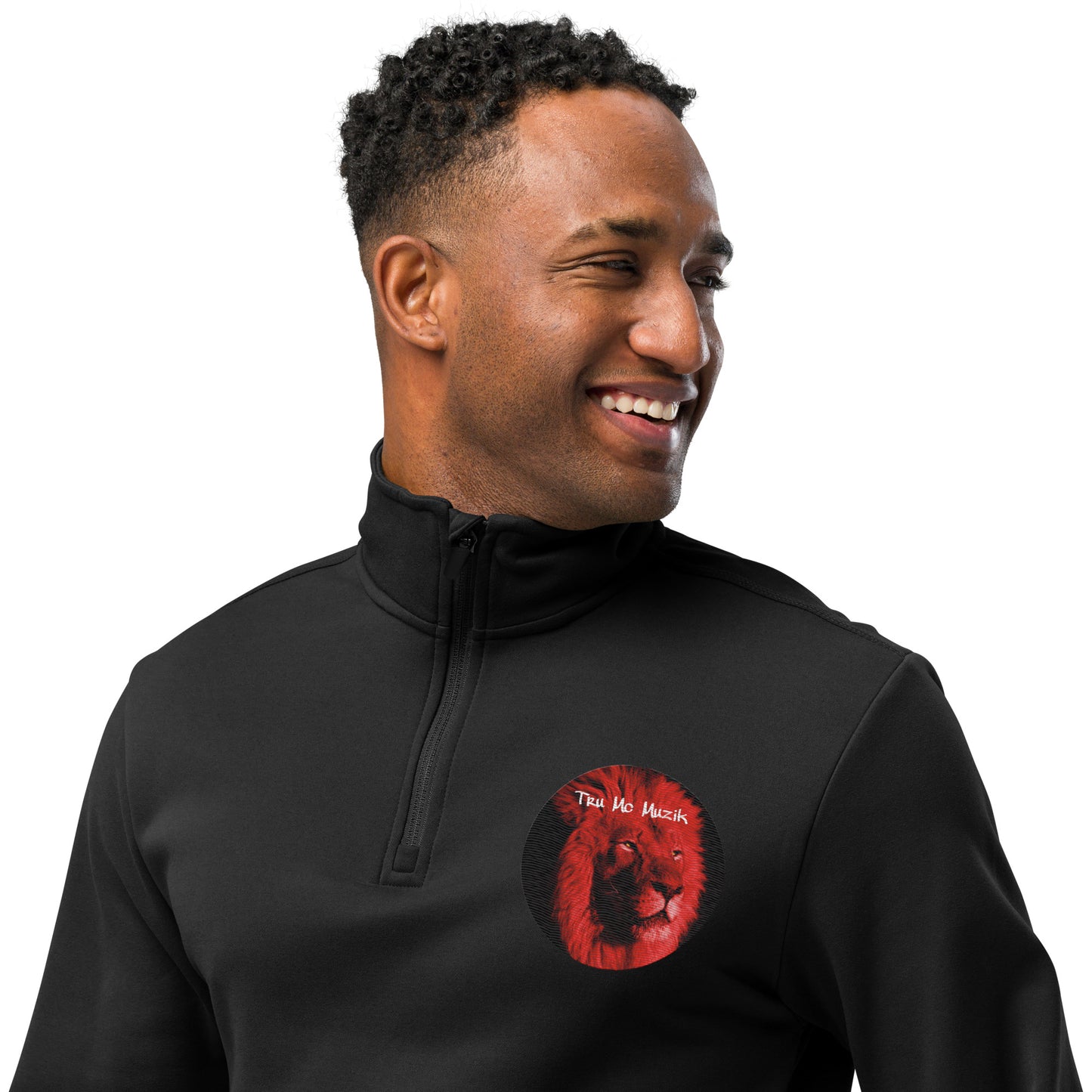 TRU MC MUZIK Quarter zip pullover