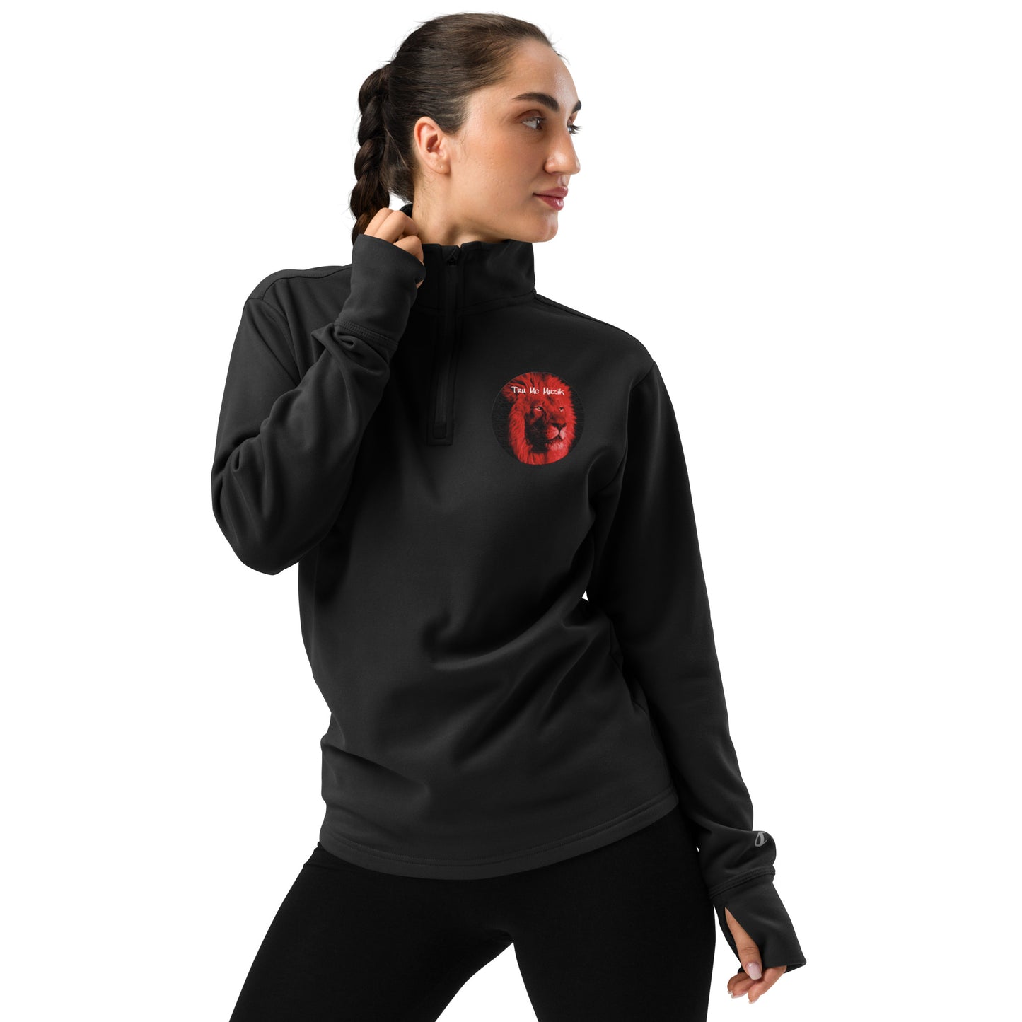 TRU MC MUZIK Quarter zip pullover