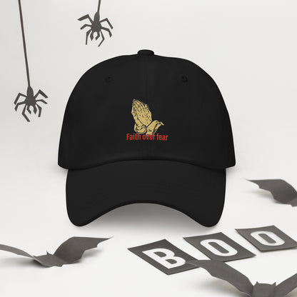 Faith over fear Dad hat