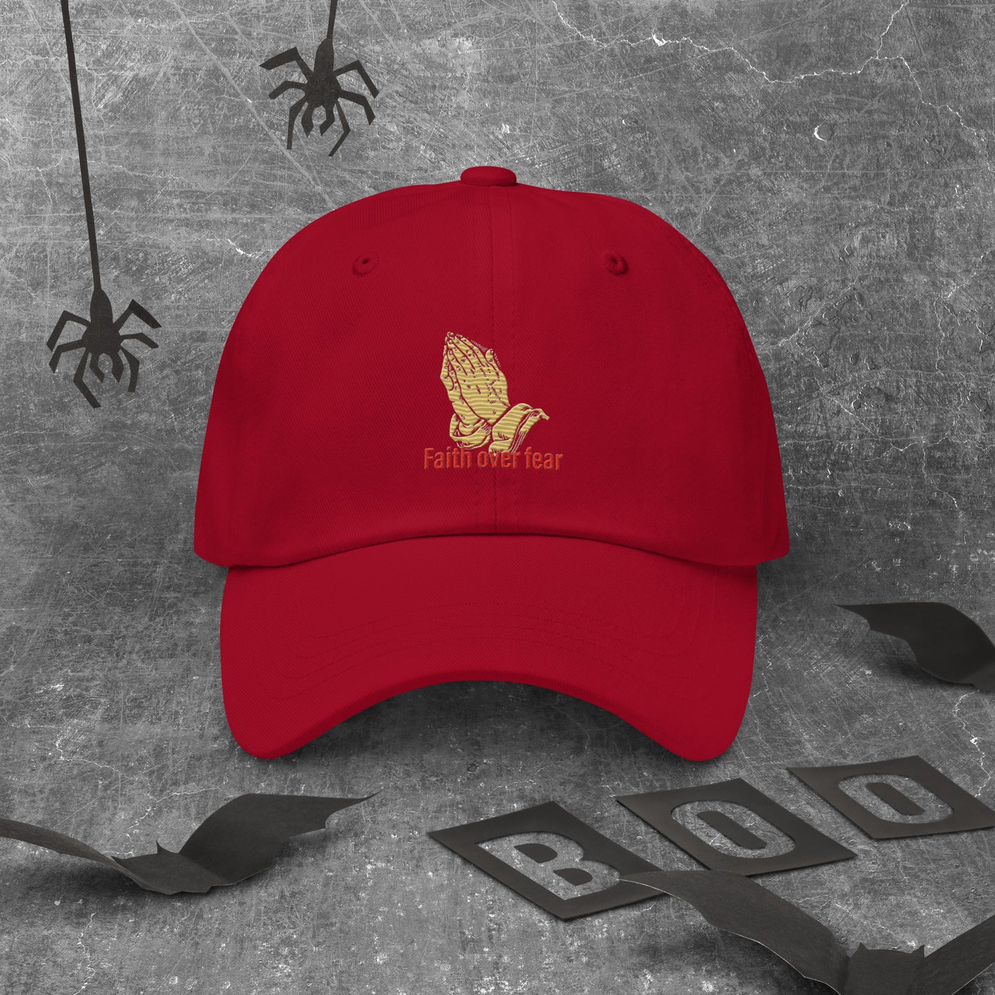 Faith over fear Dad hat
