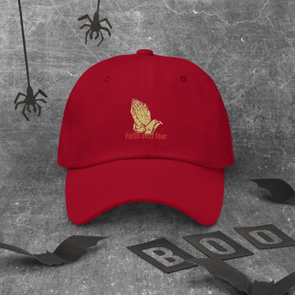Faith over fear Dad hat