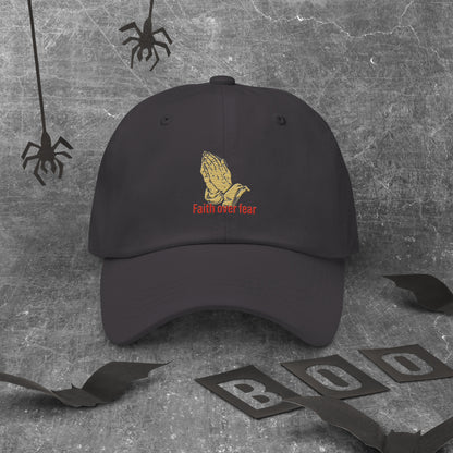 Faith over fear Dad hat