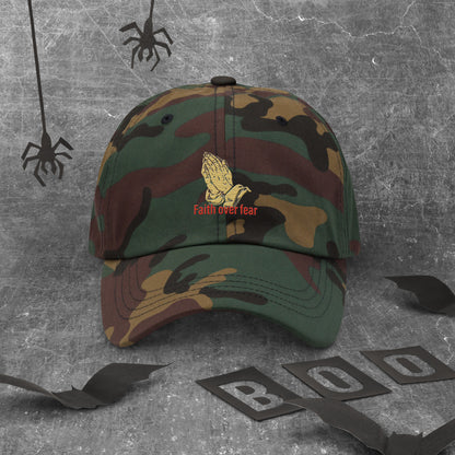 Faith over fear Dad hat