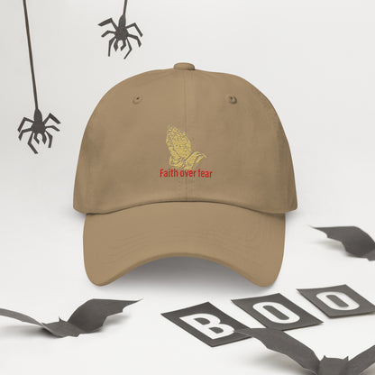 Faith over fear Dad hat