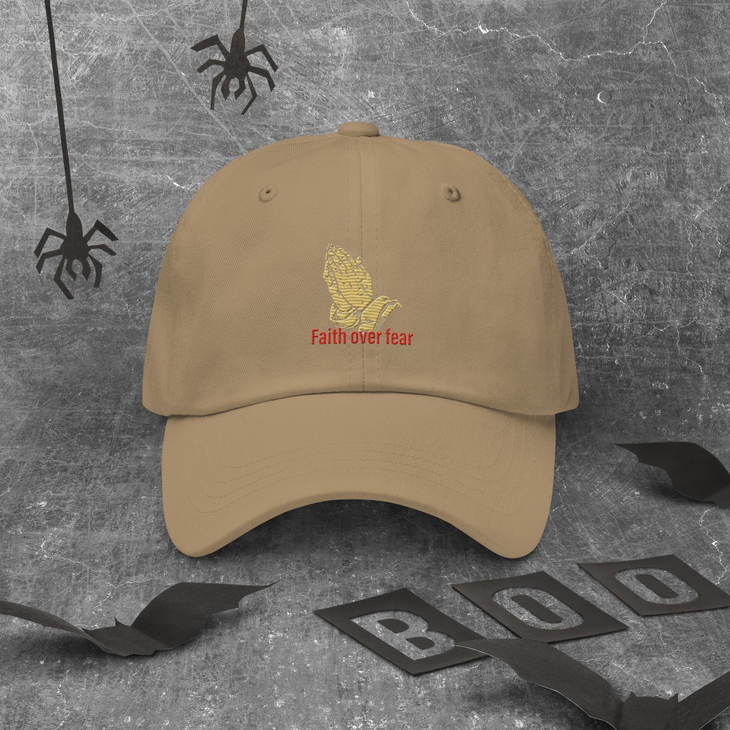 Faith over fear Dad hat