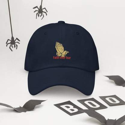 Faith over fear Dad hat