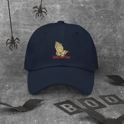 Faith over fear Dad hat