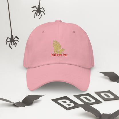 Faith over fear Dad hat