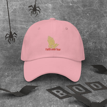 Faith over fear Dad hat