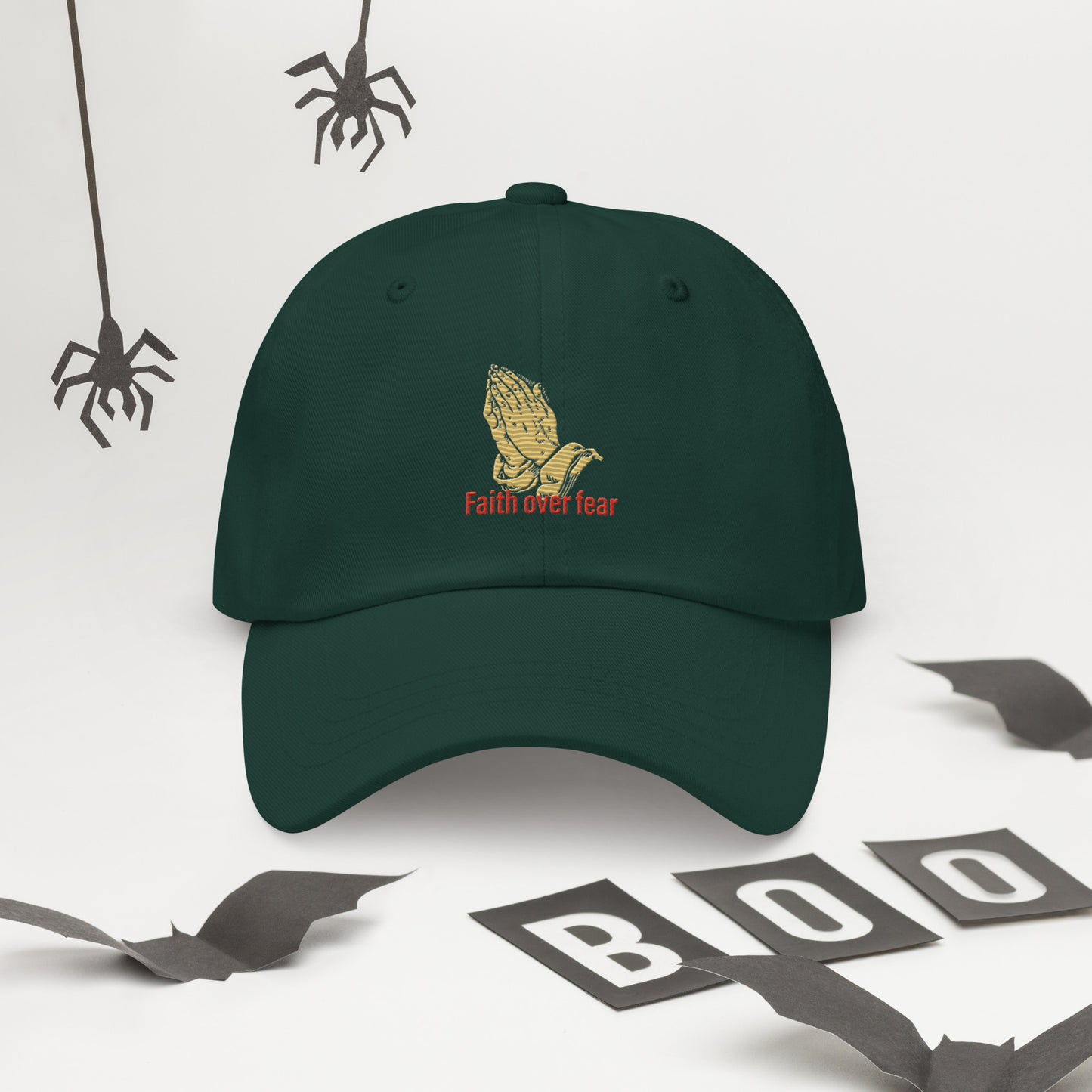 Faith over fear Dad hat