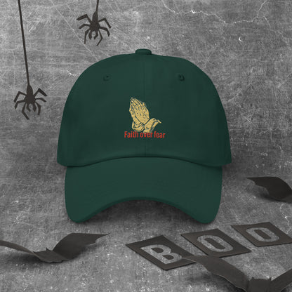 Faith over fear Dad hat