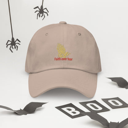 Faith over fear Dad hat