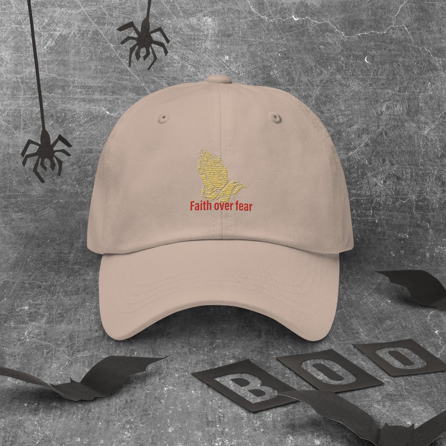 Faith over fear Dad hat