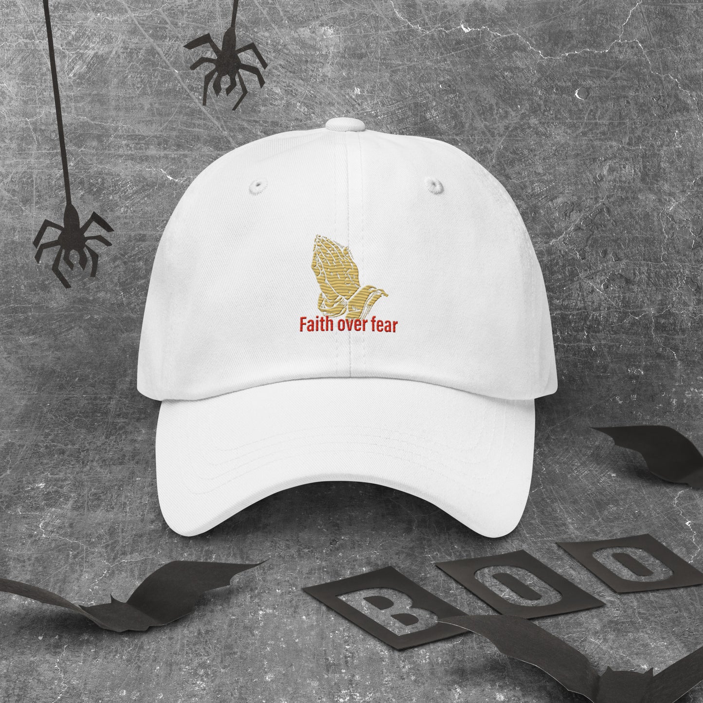 Faith over fear Dad hat