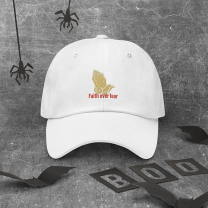 Faith over fear Dad hat