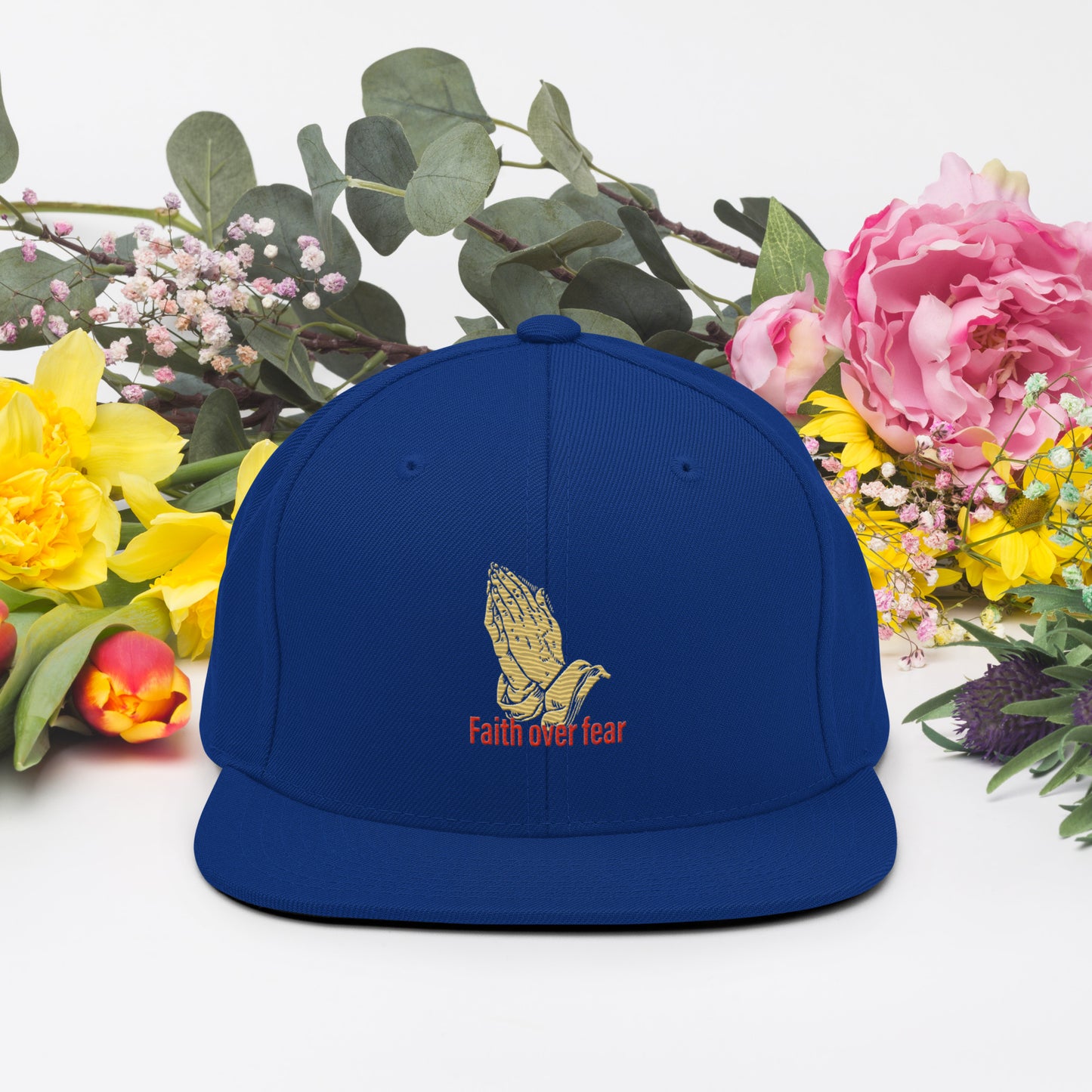 Faith over fear Snapback Hat