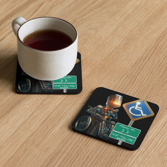 THE TRU MC BRAND Cork-back coaster