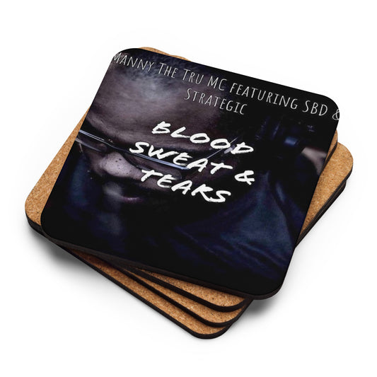 Blood, Sweat & Tears Cork-back coaster