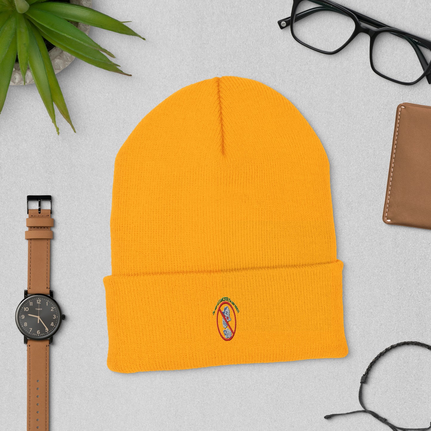 I'm not a gangster Cuffed Beanie