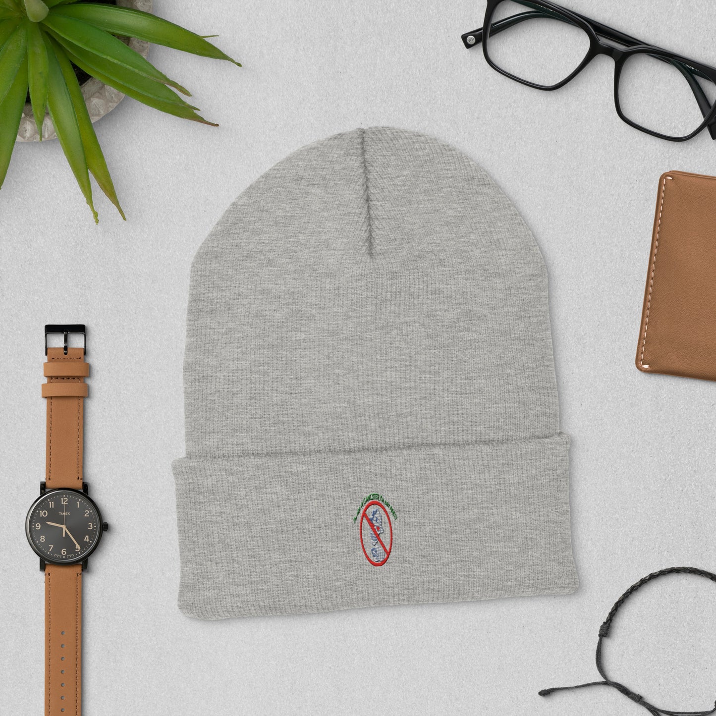 I'm not a gangster Cuffed Beanie