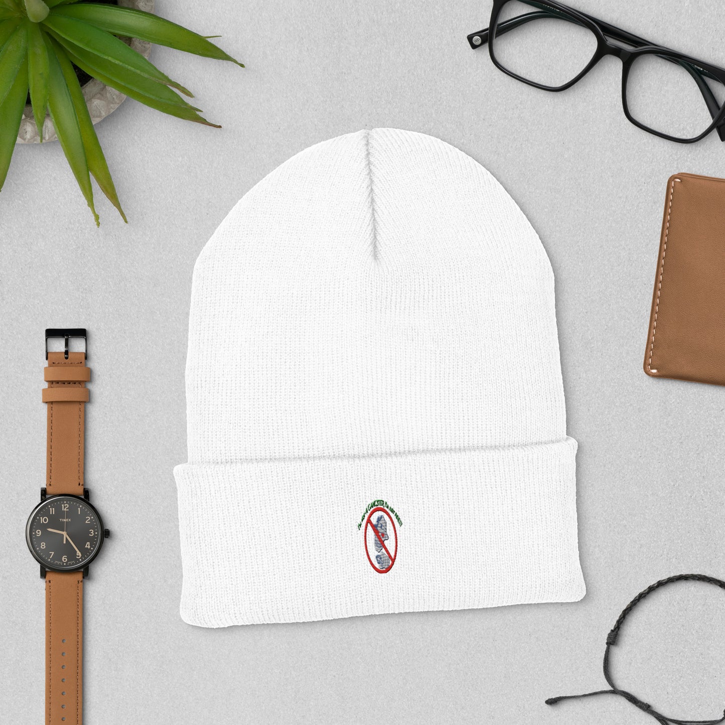I'm not a gangster Cuffed Beanie