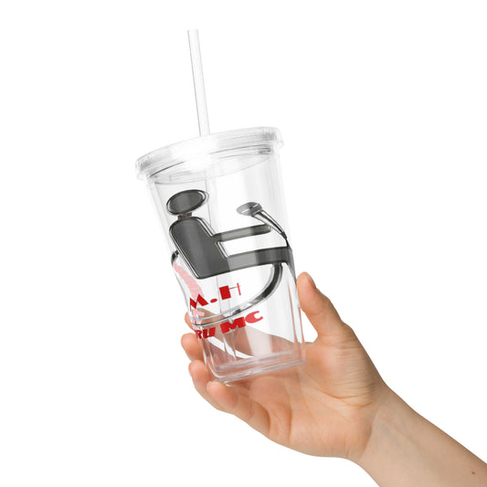 MANNY THE TRU MC Clear plastic tumbler