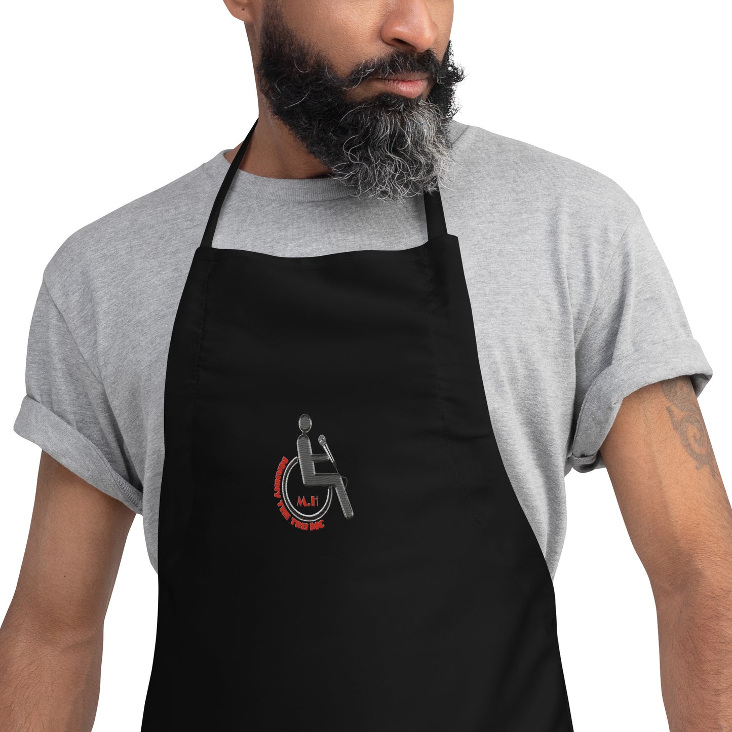 MANNY THE TRU MC Embroidered Apron