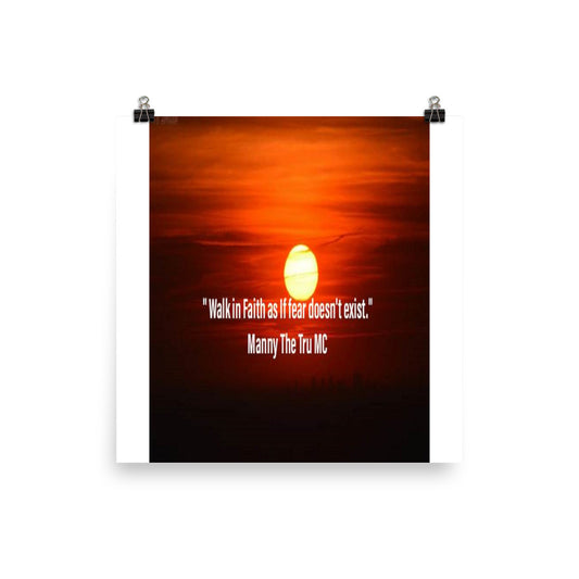 walk in faith Poster