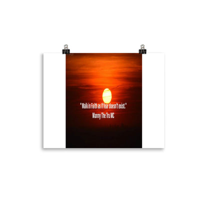 walk in faith Poster