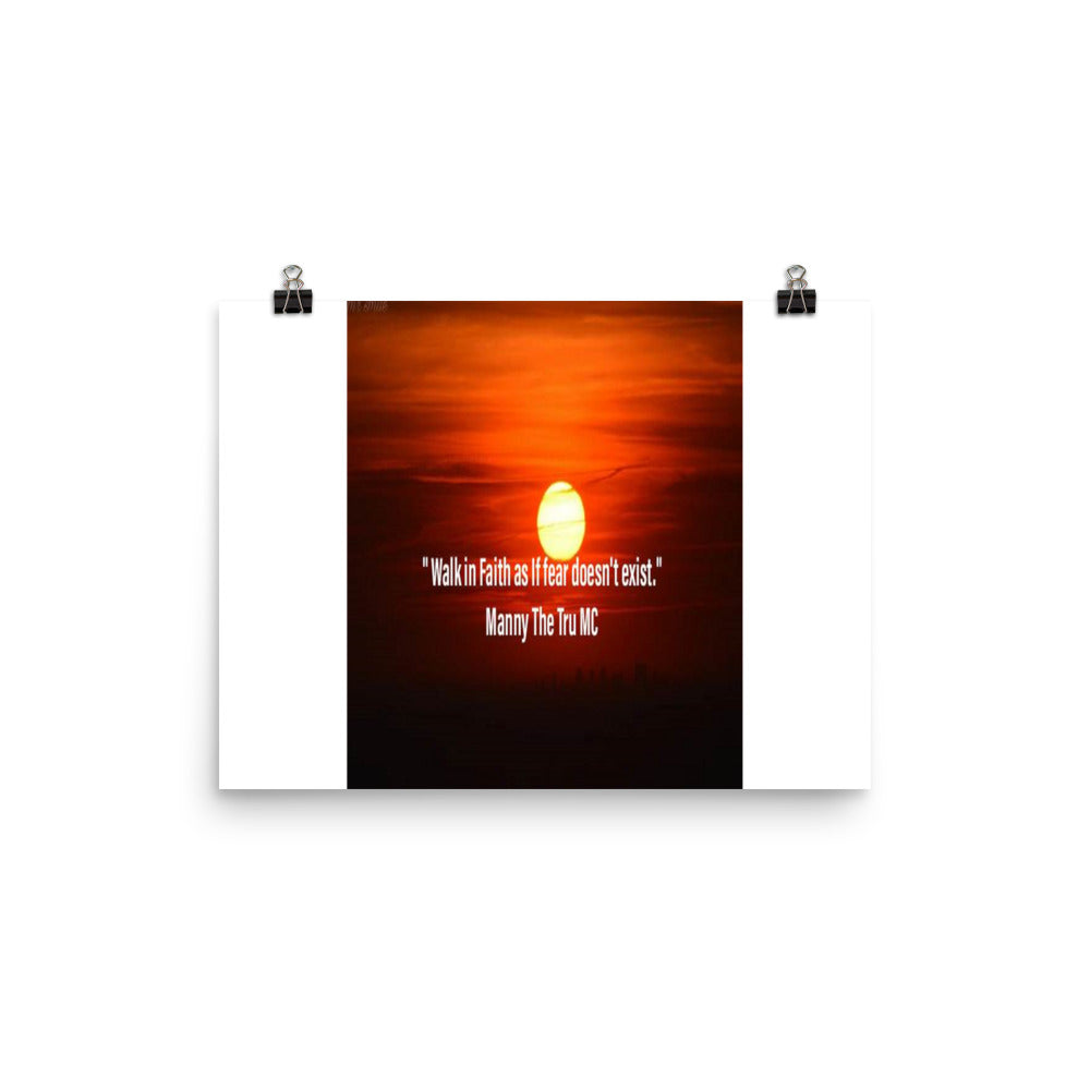 walk in faith Poster